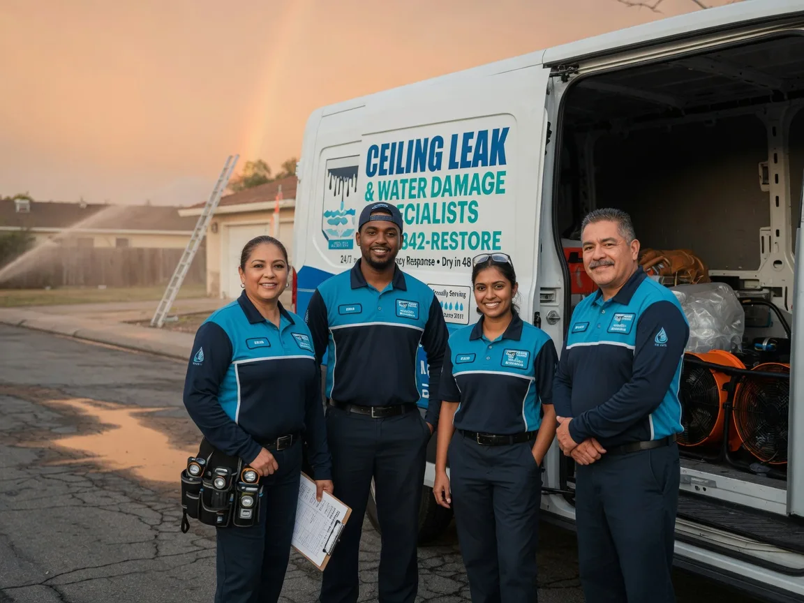 Ceiling Leak Cleanup company in De Graff, OH