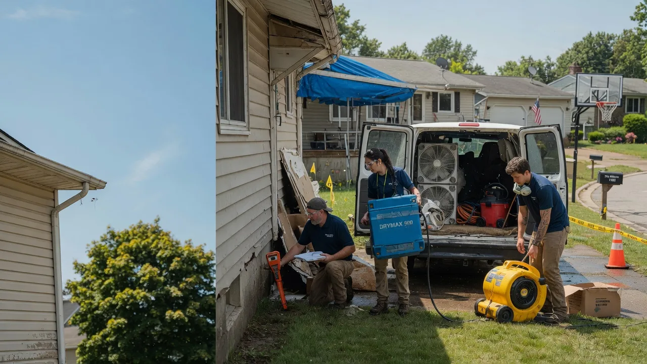 Ceiling Leak Cleanup in De Graff, OH near me