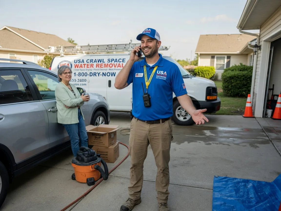 Crawl Space Water Removal De Graff, OH FAQs